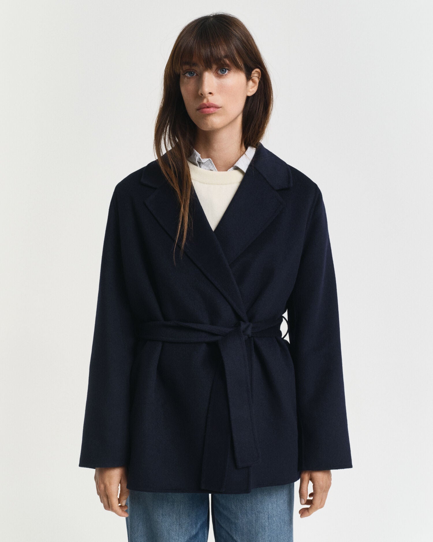 Handstitched Belted Jacket