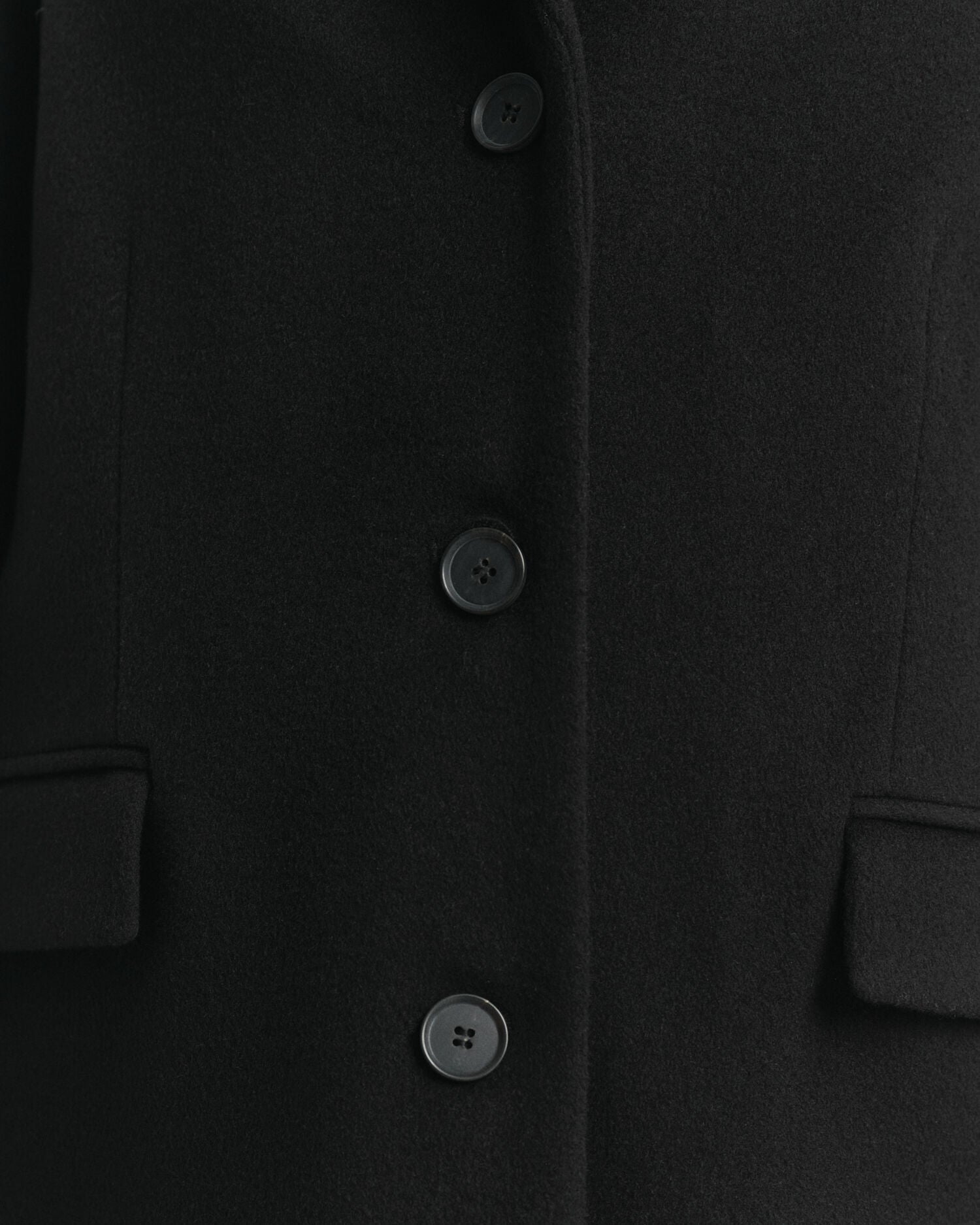 Classic Tailored Wool Blend Coat