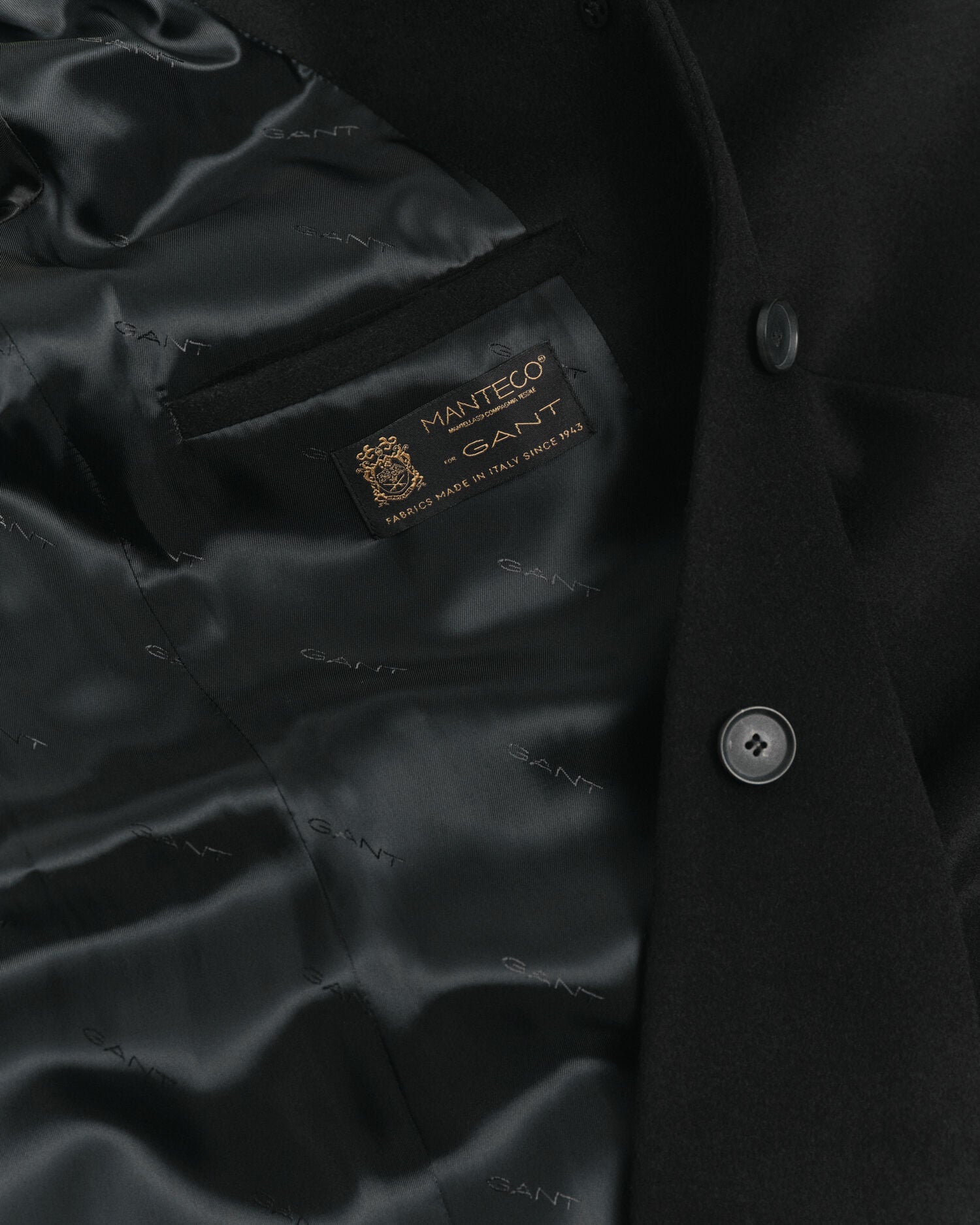 Classic Tailored Wool Blend Coat