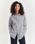 Relaxed Fit Classic Striped Poplin Shirt