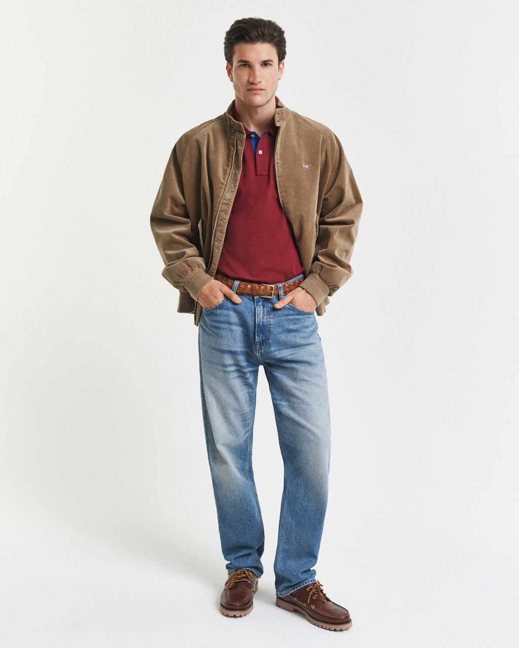 Contrast Pique Polo Shirt