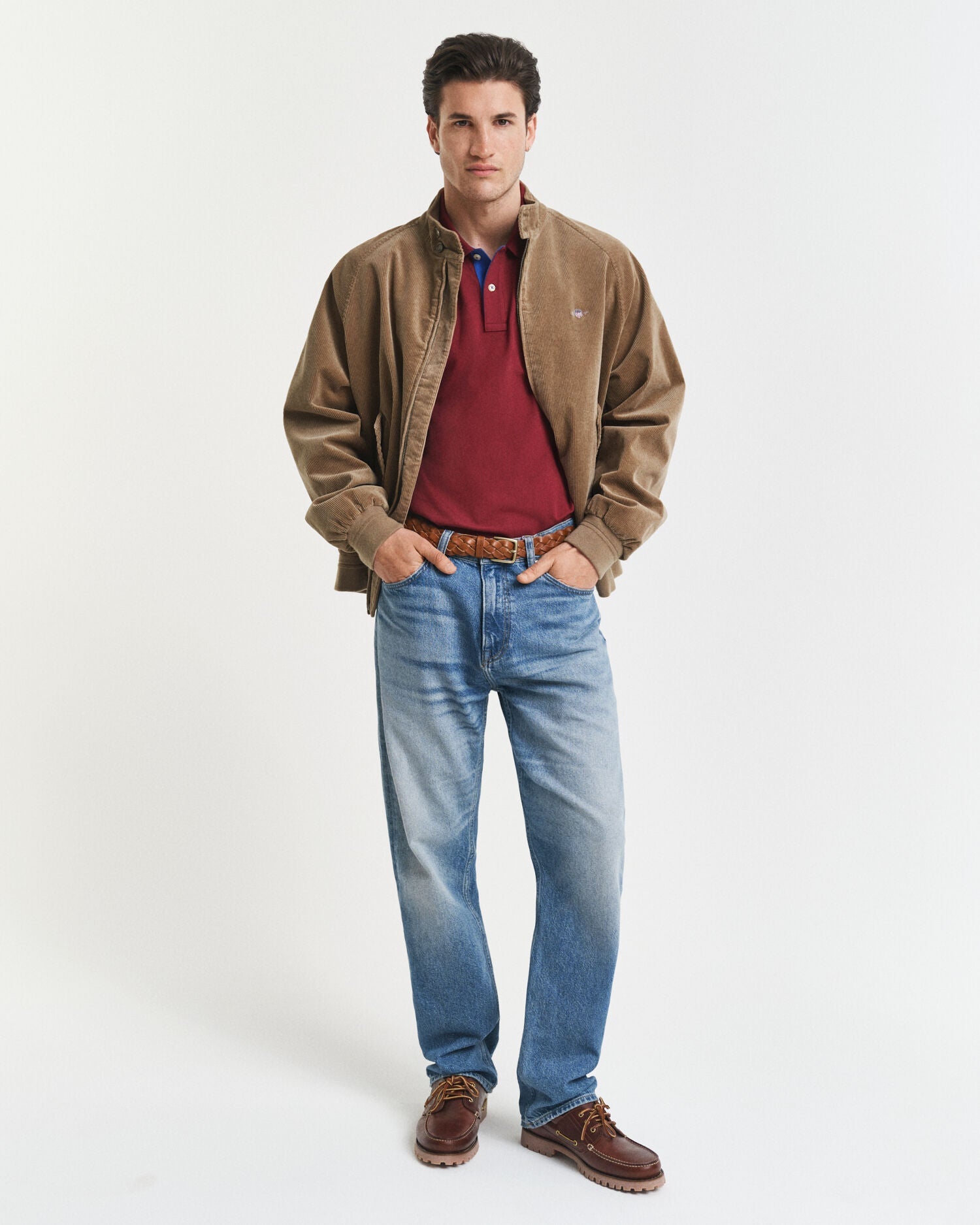 Contrast Pique Polo Shirt