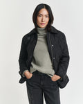 Quilted Corduroy Trim Jacket