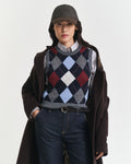Argyle Crew Neck Vest
