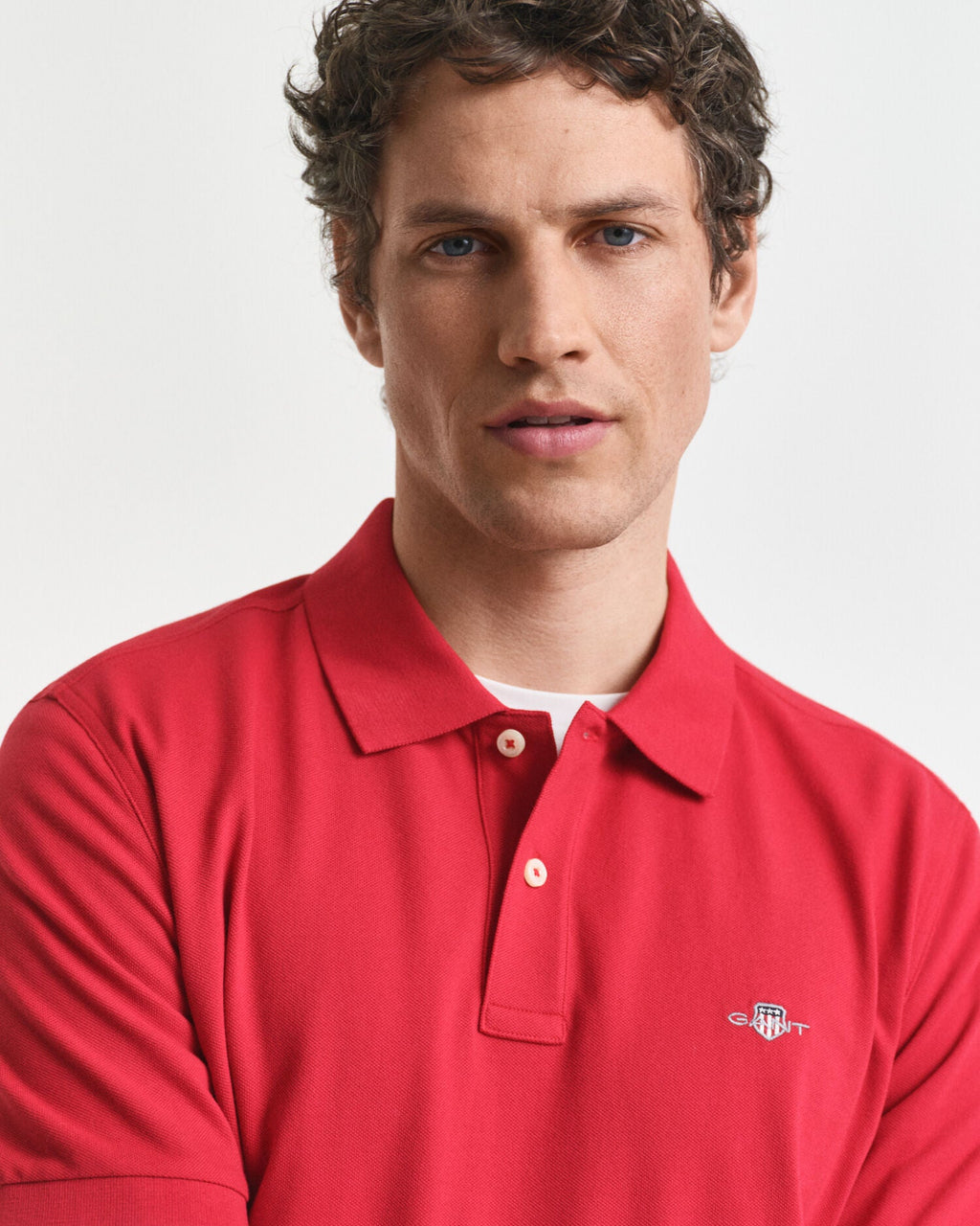 Regular Fit Shield Pique Polo Shirt