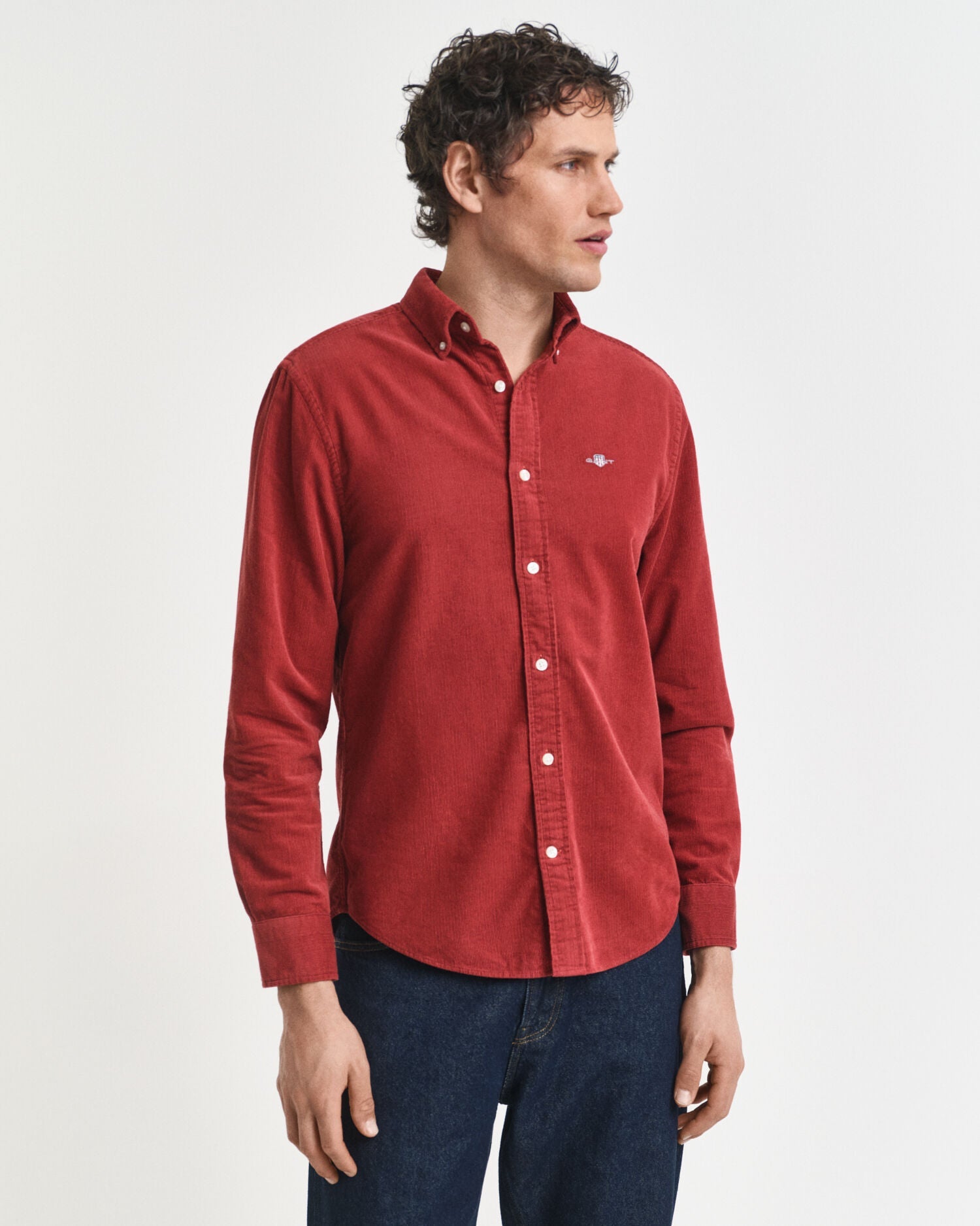 Regular Fit Cotton Corduroy Shirt