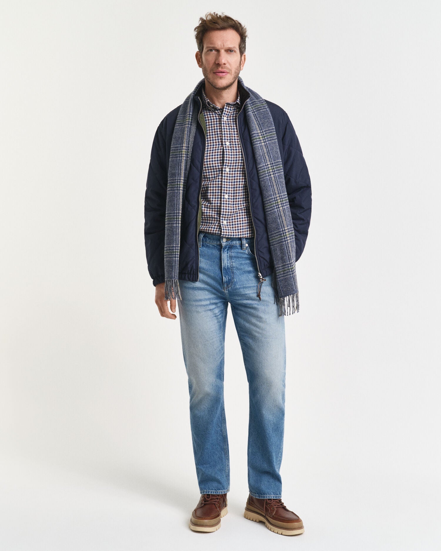 Regular Fit Gingham Twill Shirt