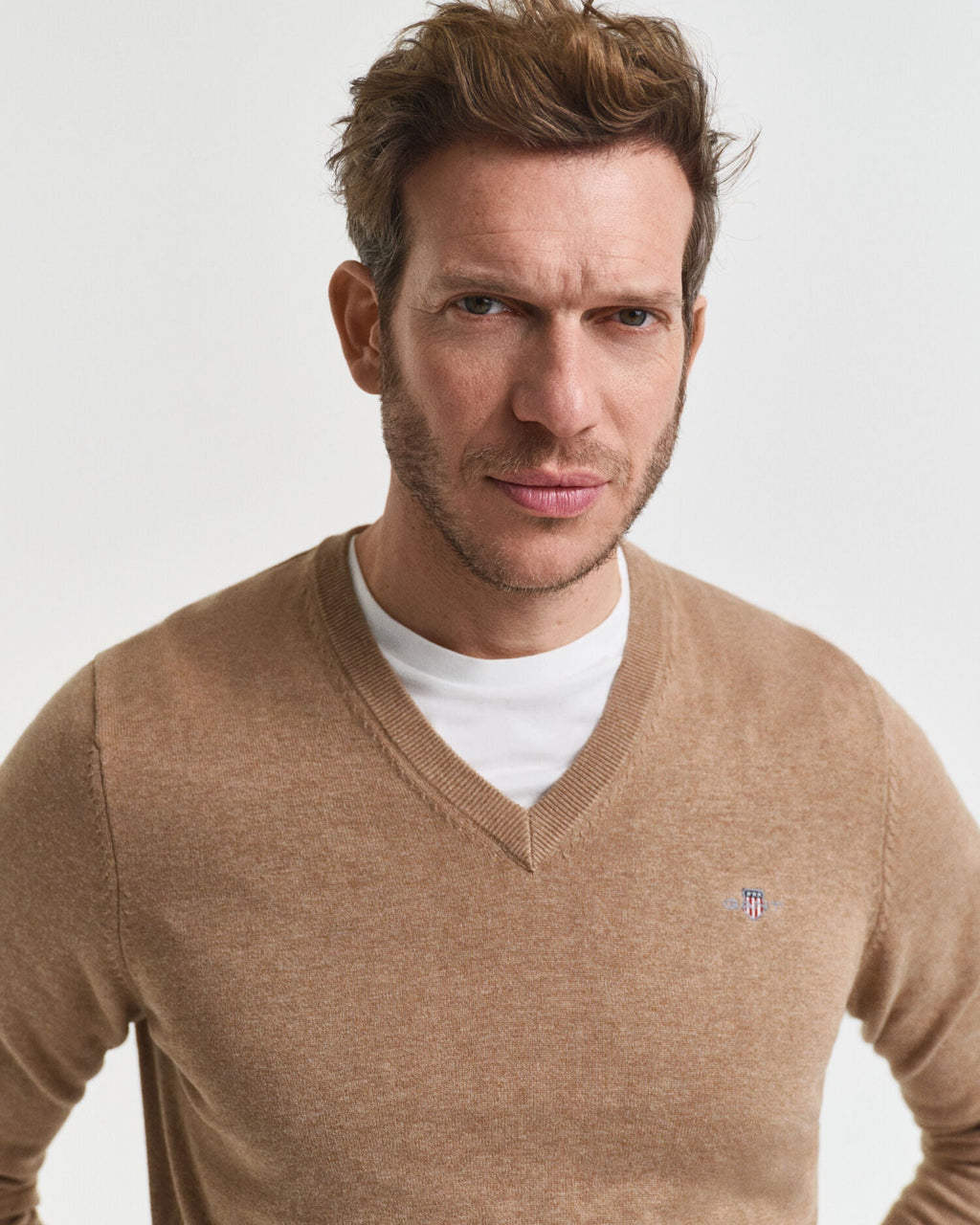 Classic Cotton V-Neck Sweater
