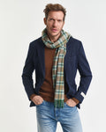 Two-Tone Wool Cotton Jersey Blazer
