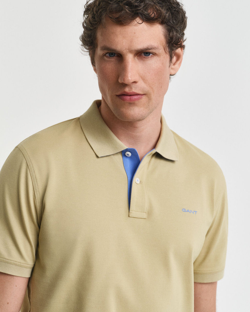 Contrast Pique Polo Shirt