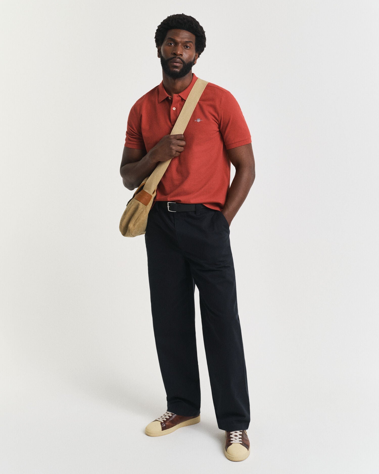 Regular Fit Shield Pique Polo Shirt