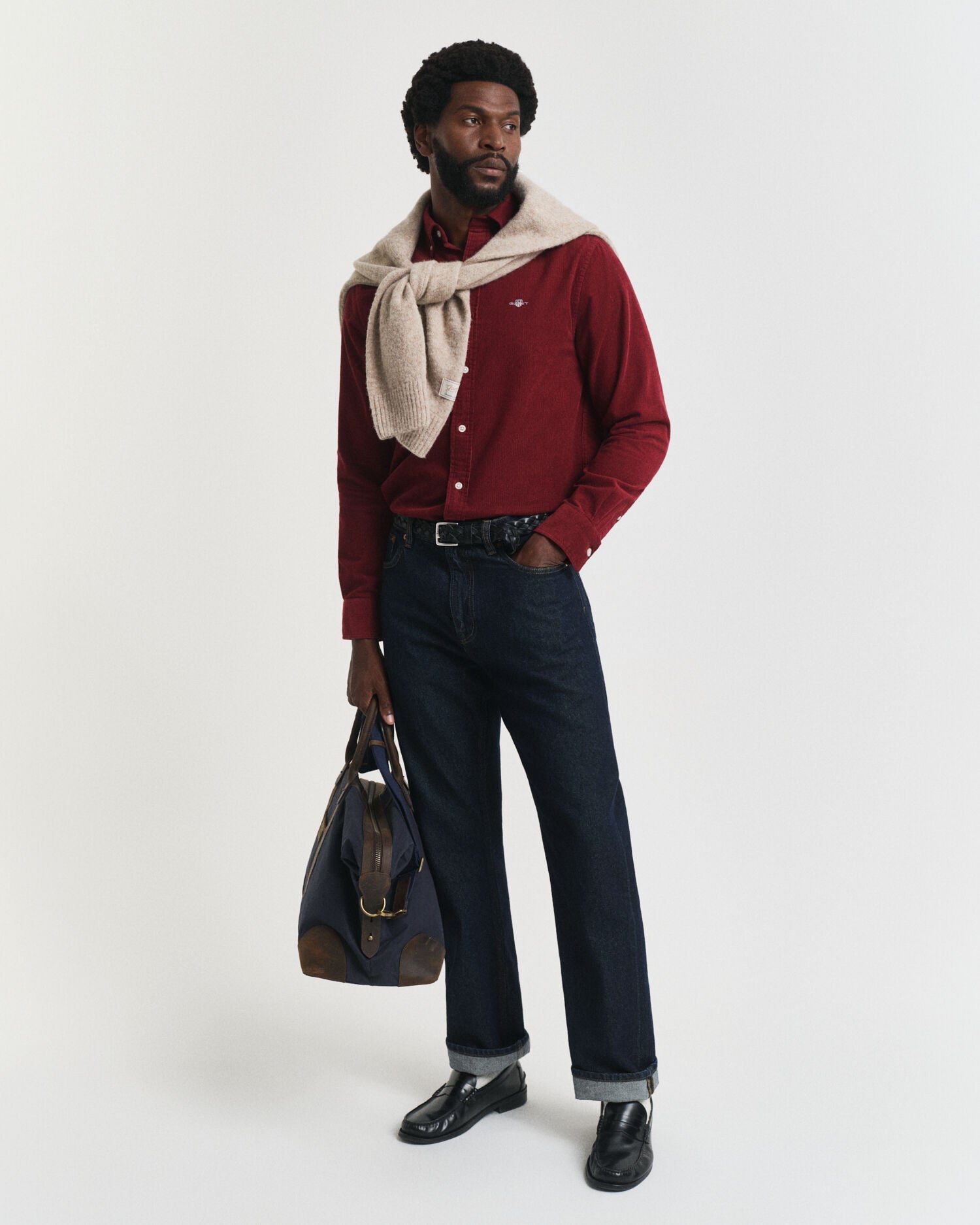 Regular Fit Cotton Corduroy Shirt