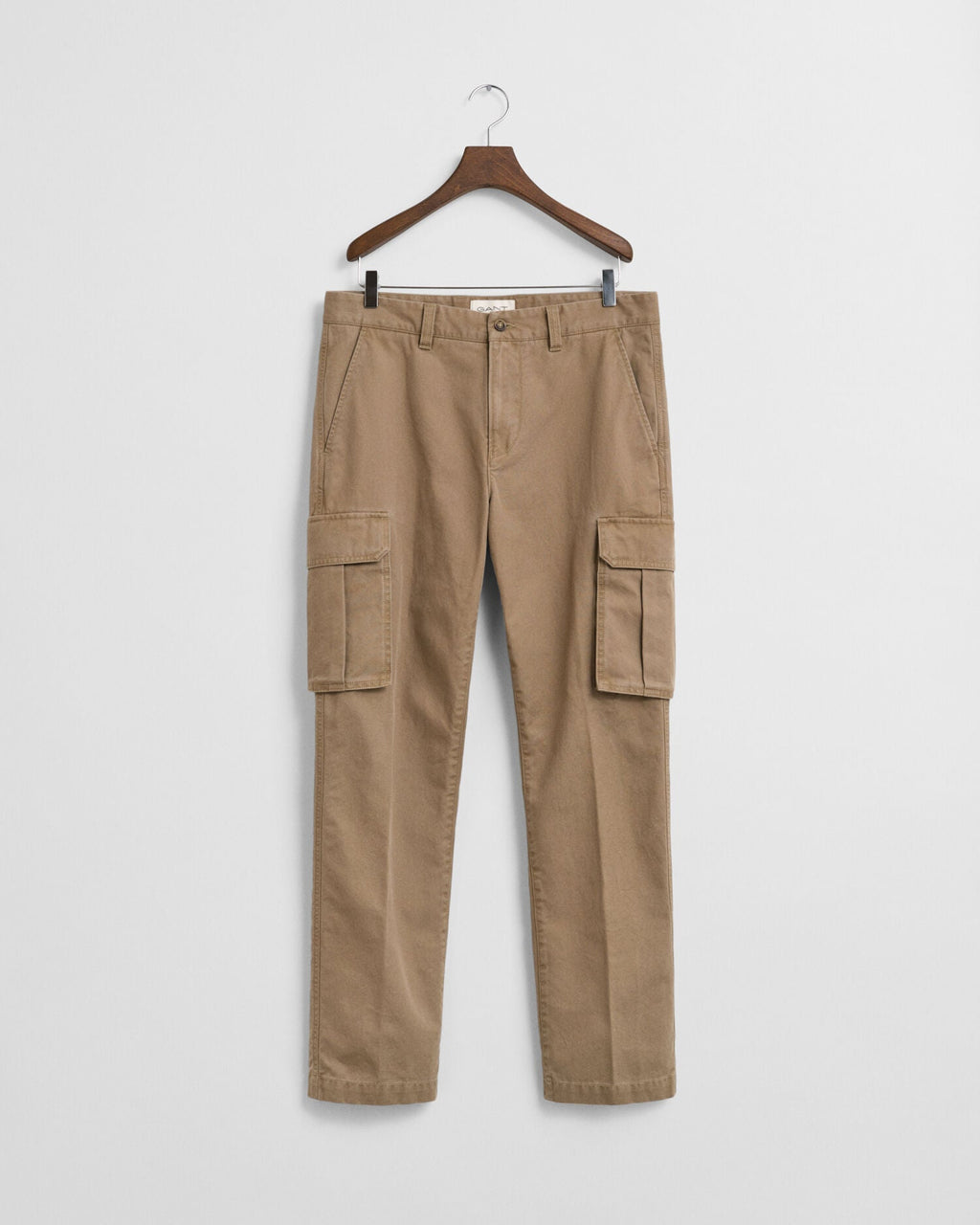 Regular Fit Cotton Twill Cargo Pants