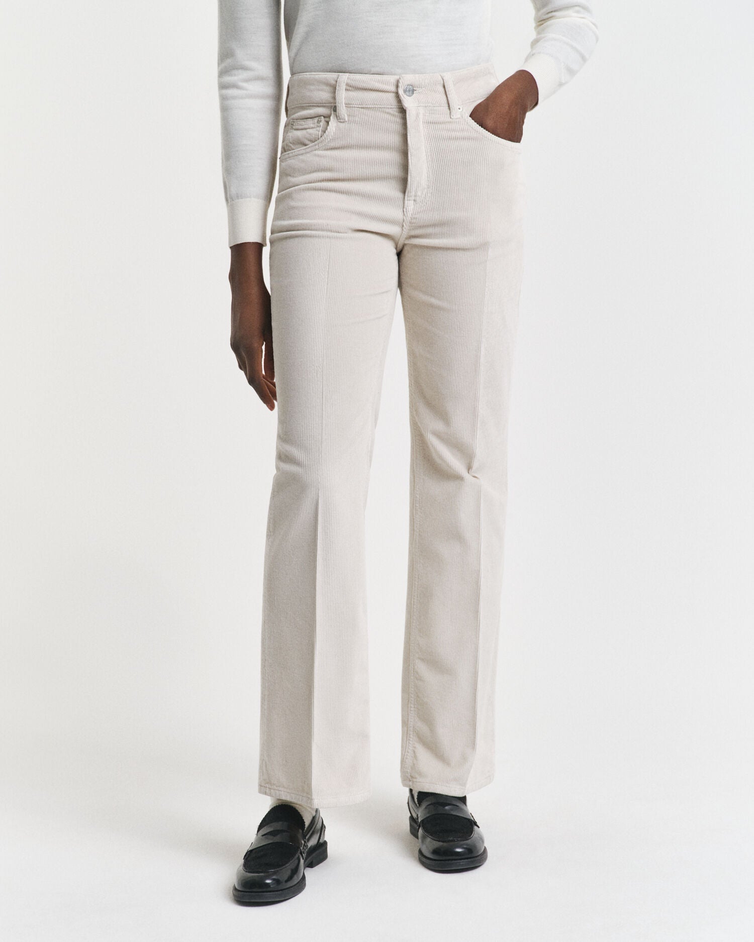 Flared Corduroy Jeans