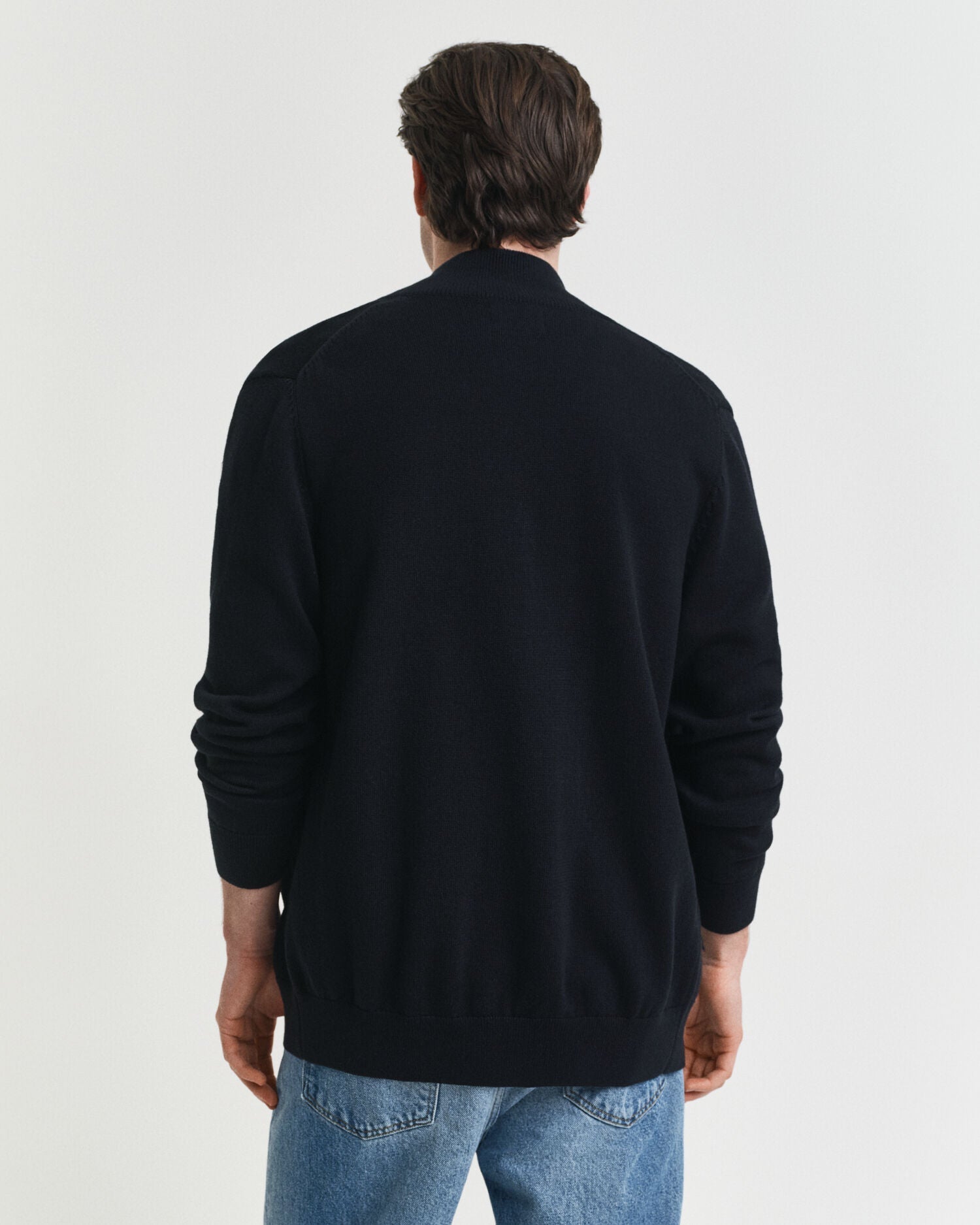 Casual Cotton Zip Cardigan