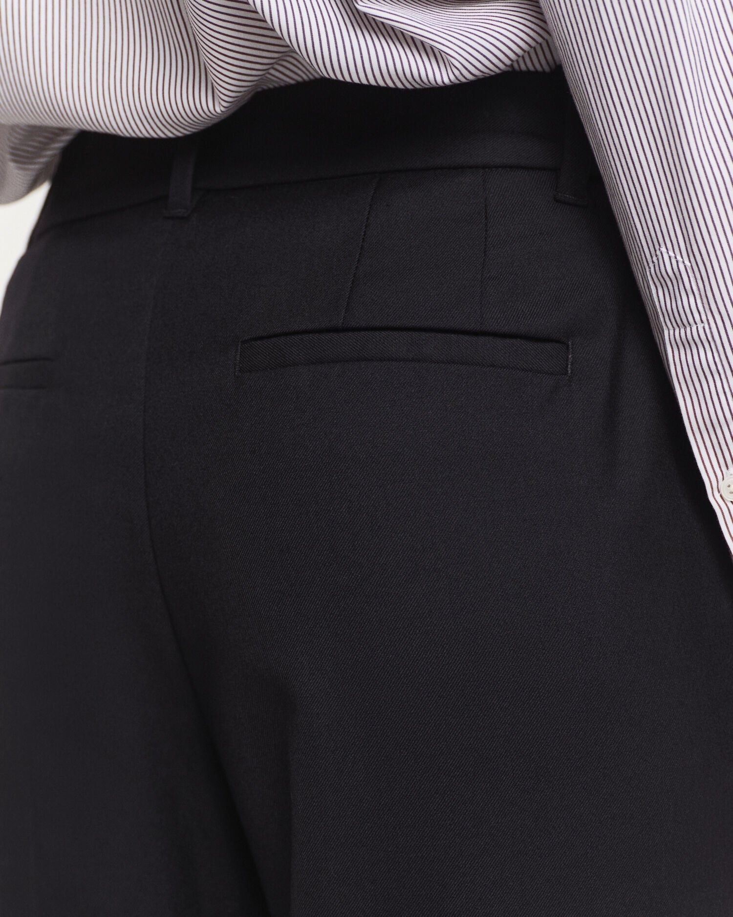 Tailored Wool Blend Pants