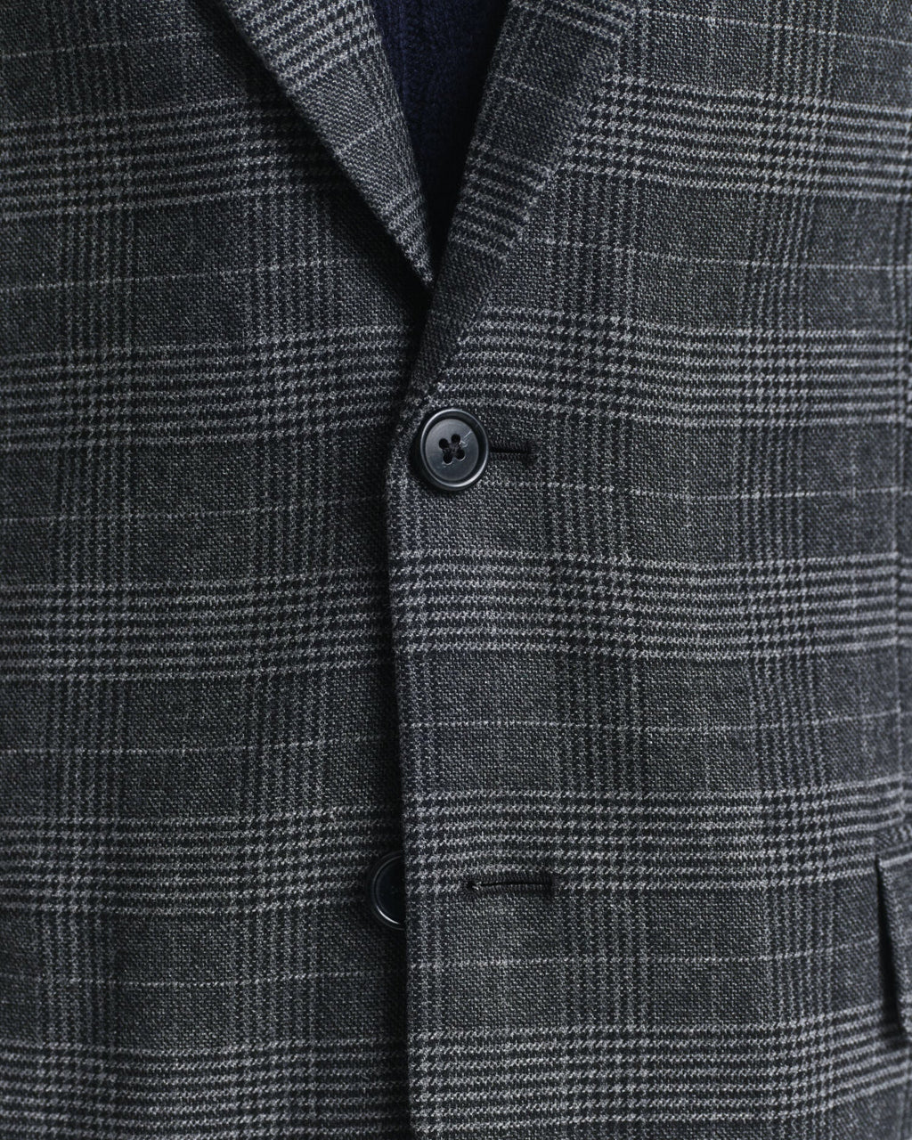 Slim Fit Glen Check Suit Jacket