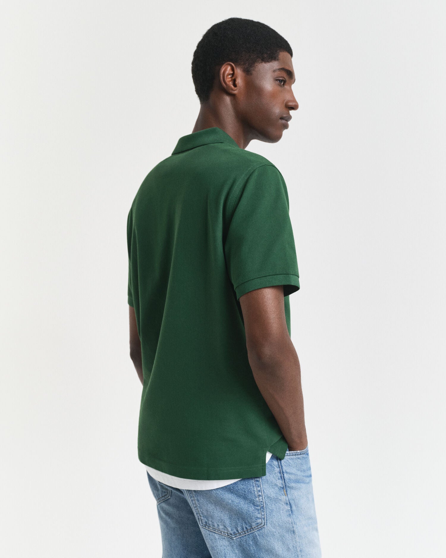 Regular Fit Shield Pique Polo Shirt