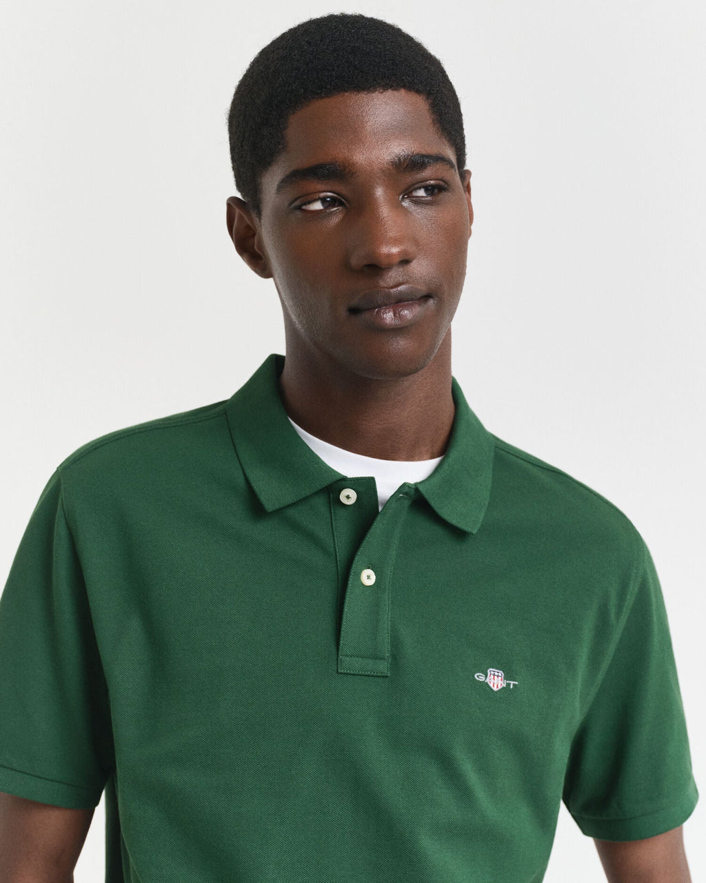 Regular Fit Shield Pique Polo Shirt