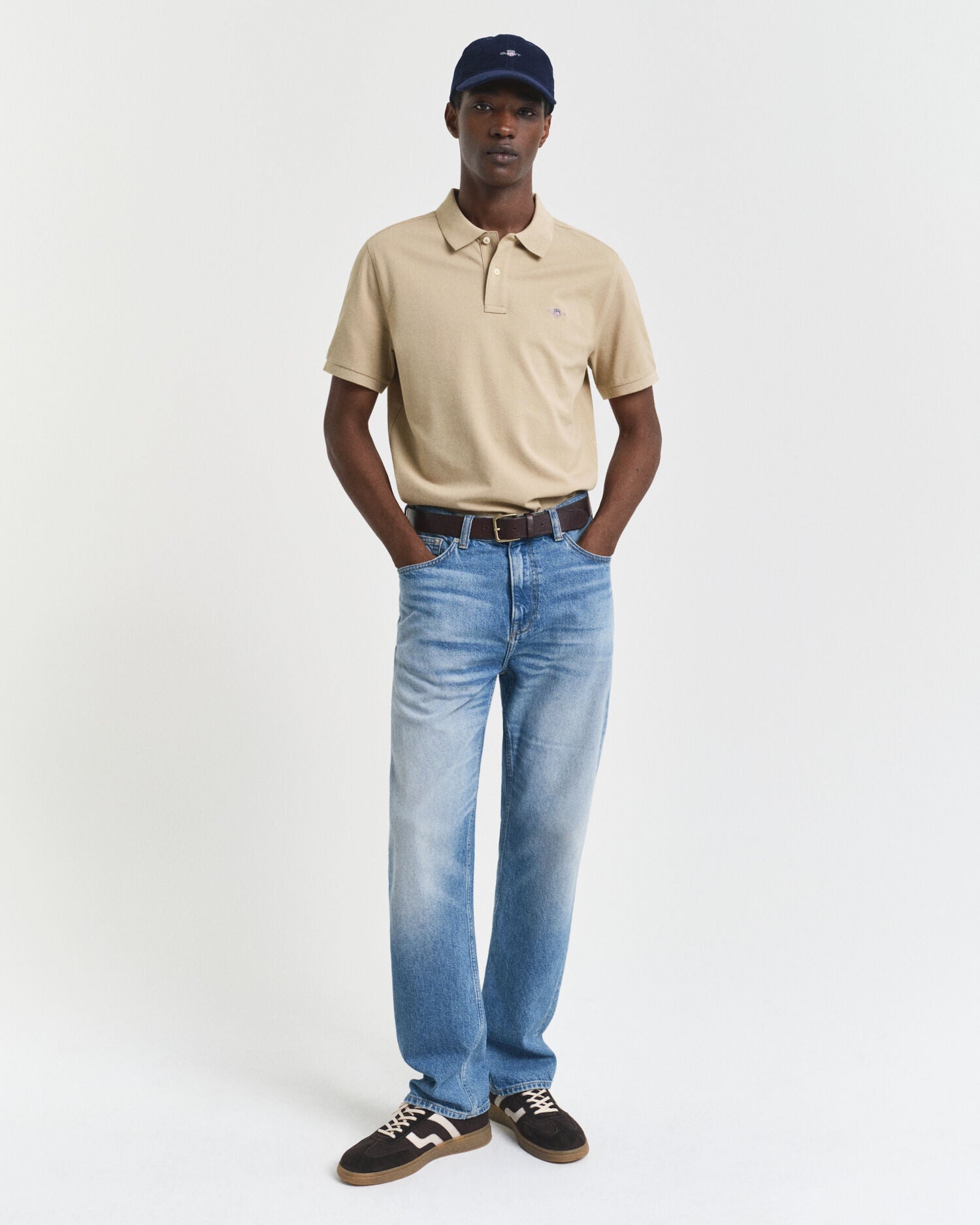 Regular Fit Shield Pique Polo Shirt