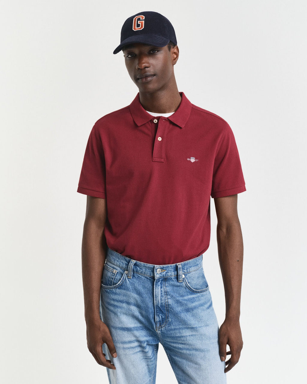 Regular Fit Shield Pique Polo Shirt
