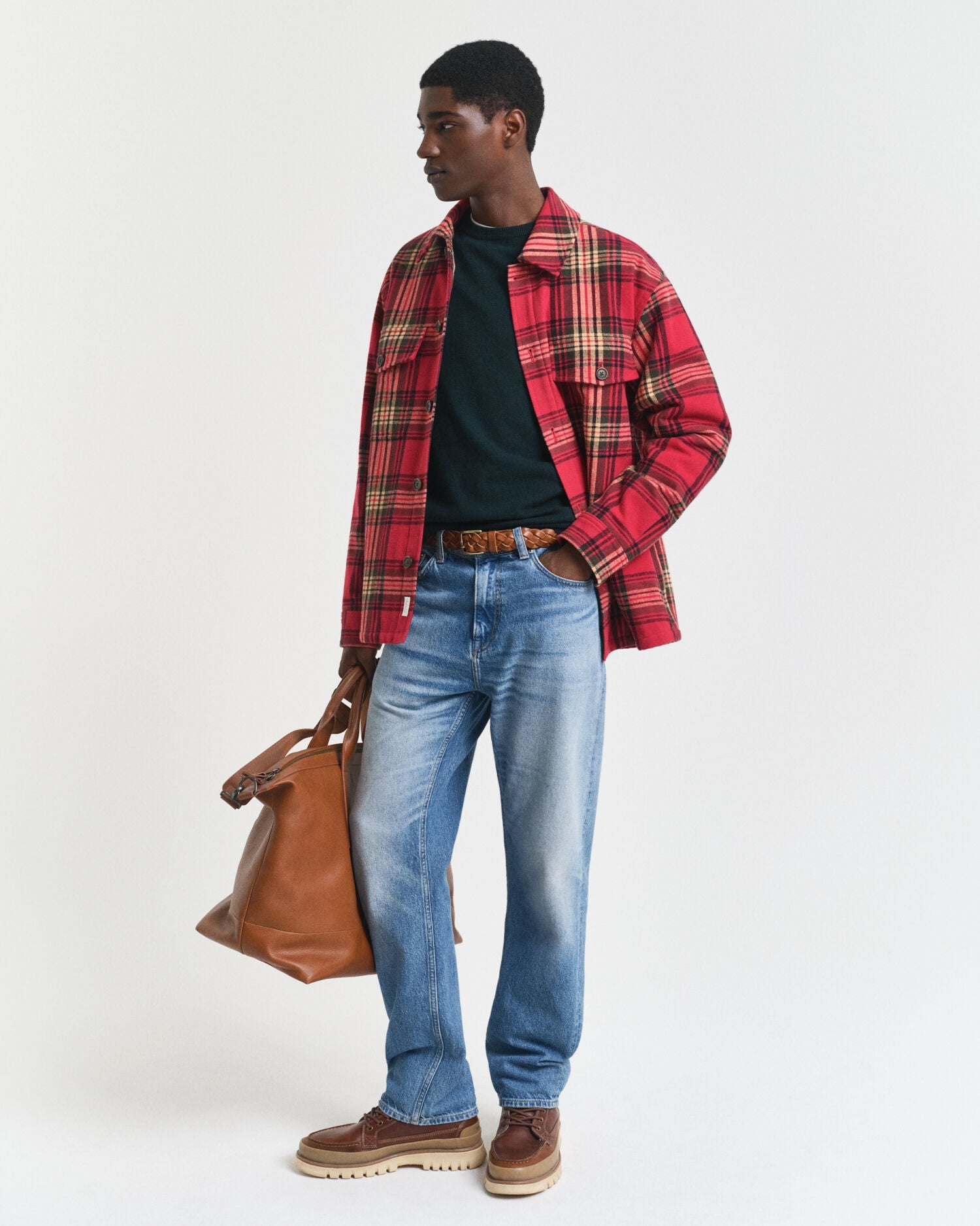 Superfine Lambswool Crew Neck Sweater