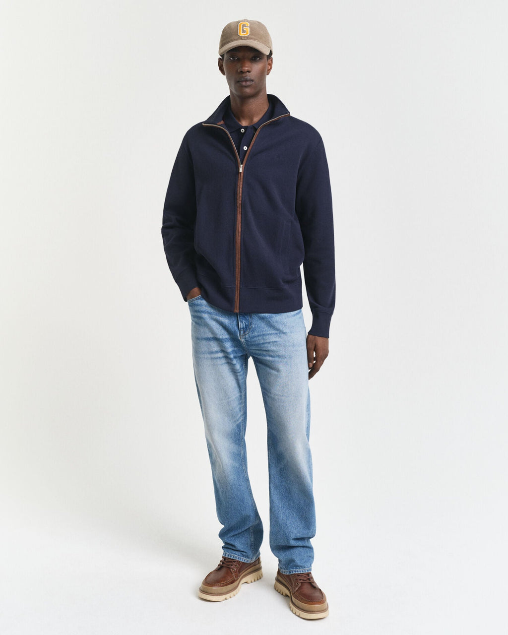 Sacker Rib Zip Cardigan