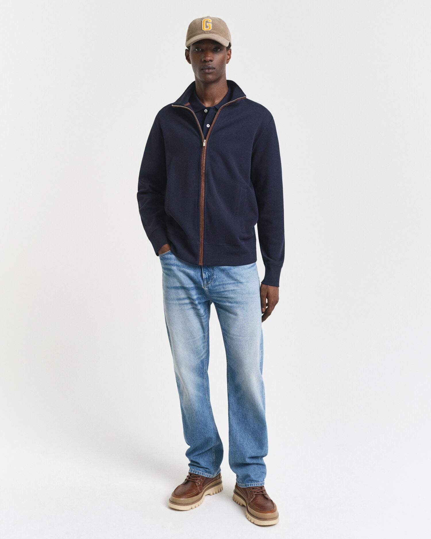 Sacker Rib Zip Cardigan