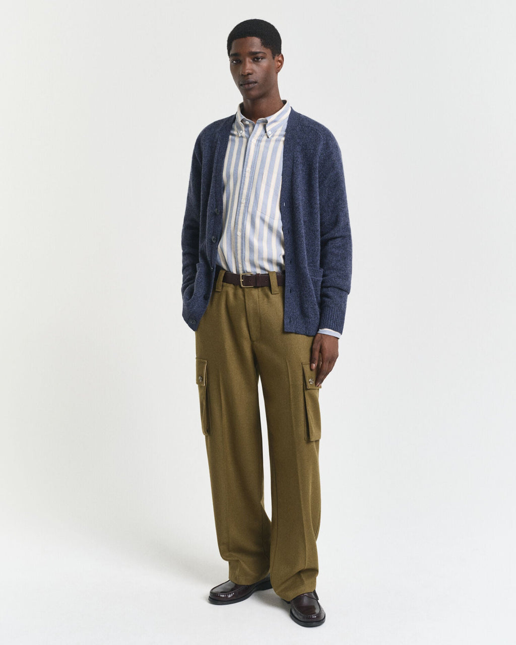 Wool Blend MoulineCardigan