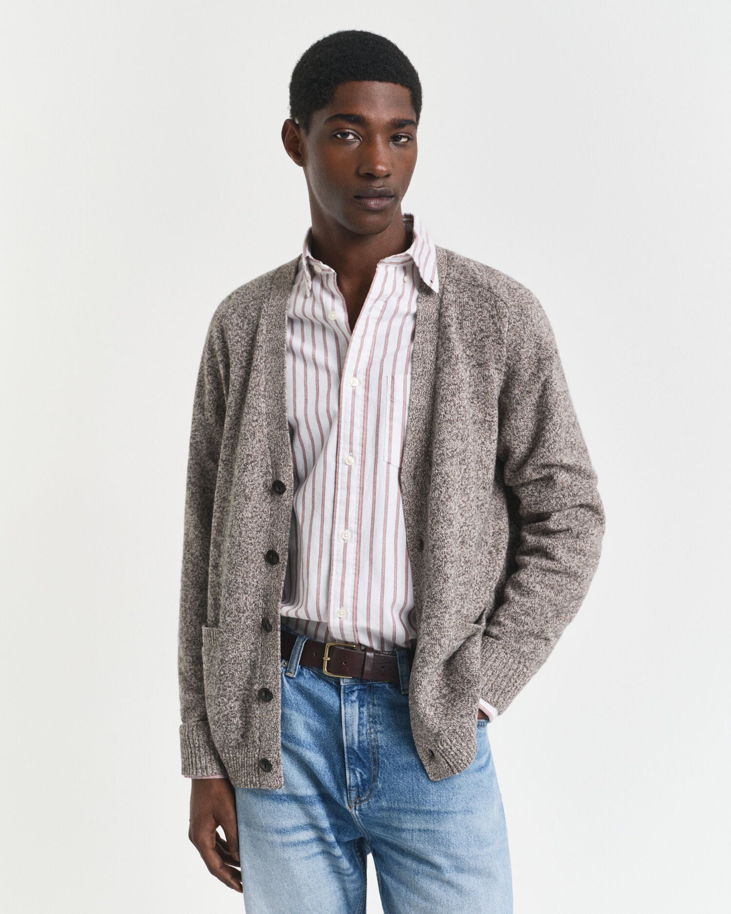 Wool Blend MoulineCardigan