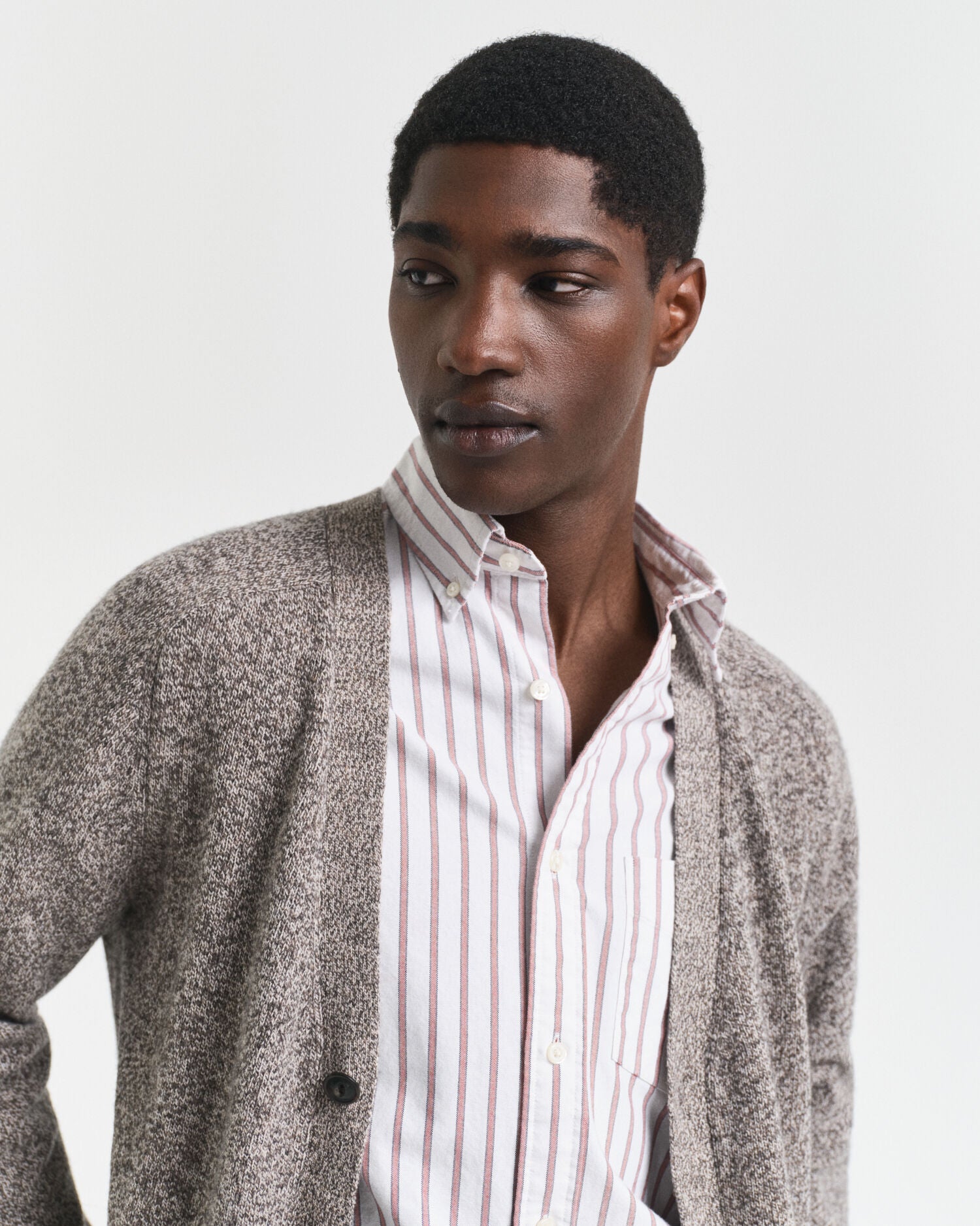 Wool Blend MoulineCardigan