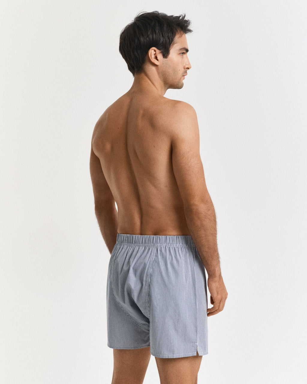 2-Pack Stripe & Solid Boxer Shorts