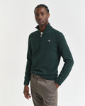 Casual Cotton Half-Zip Sweater