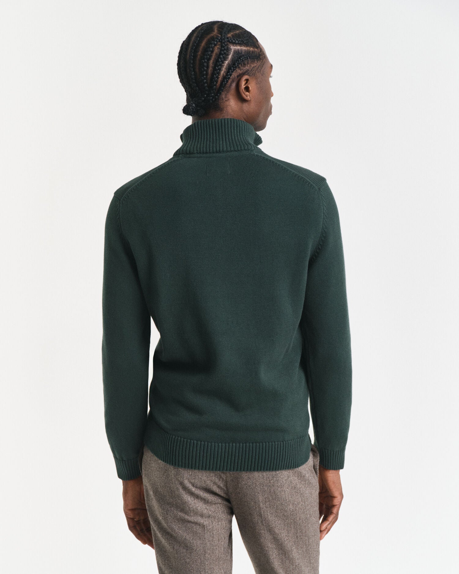 Casual Cotton Half-Zip Sweater