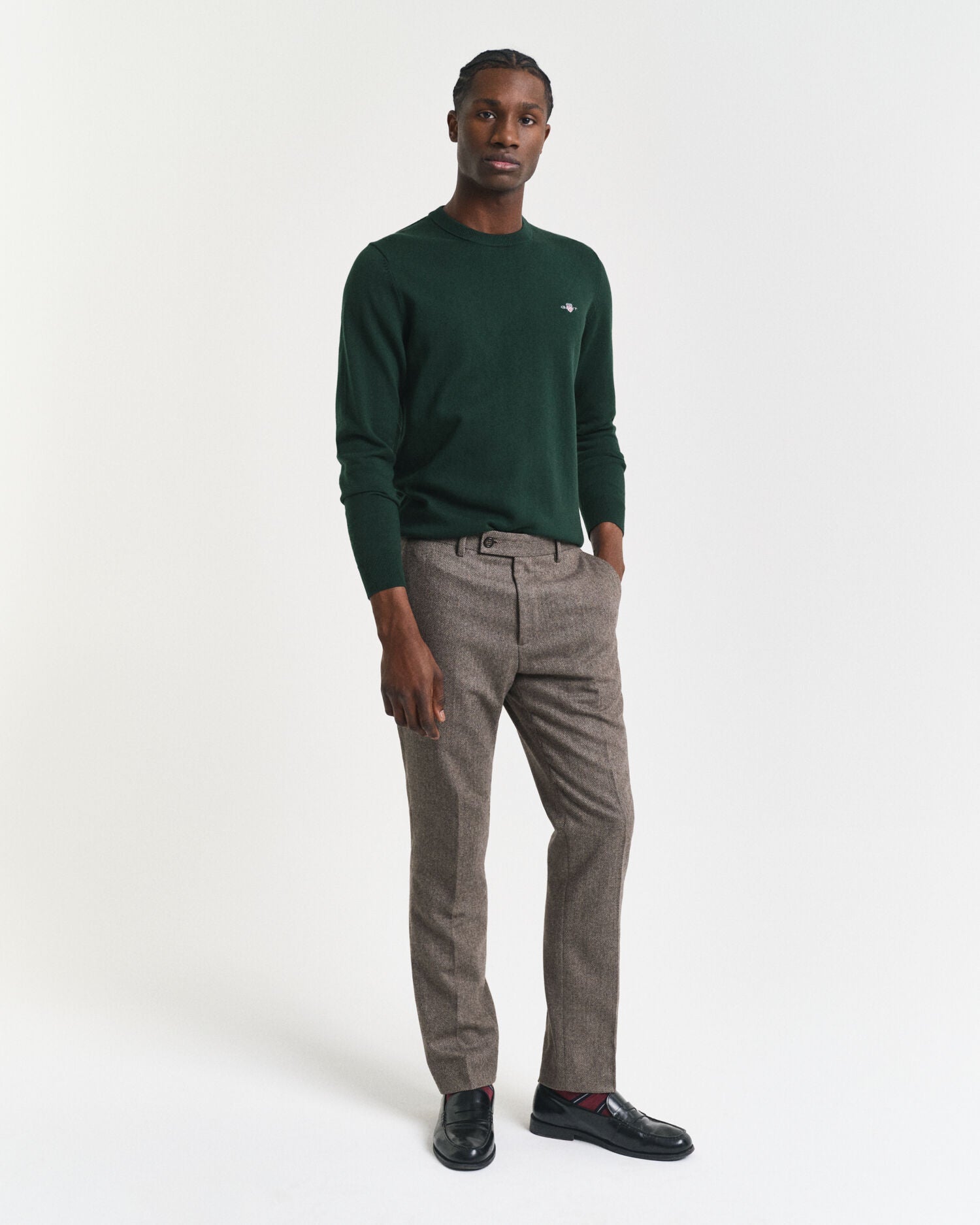 Classic Cotton Crew Neck Sweater