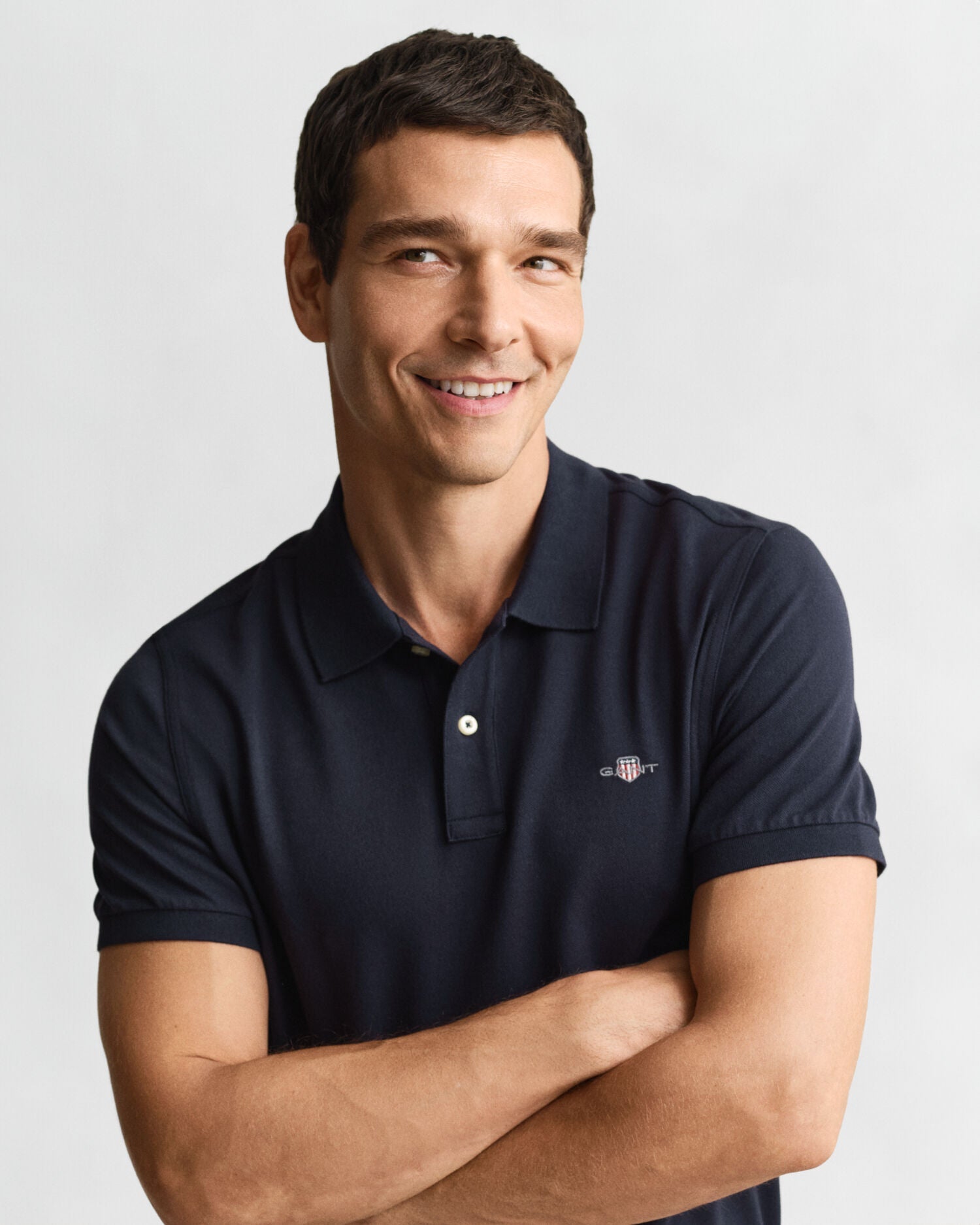 Regular Fit Shield Pique Polo Shirt