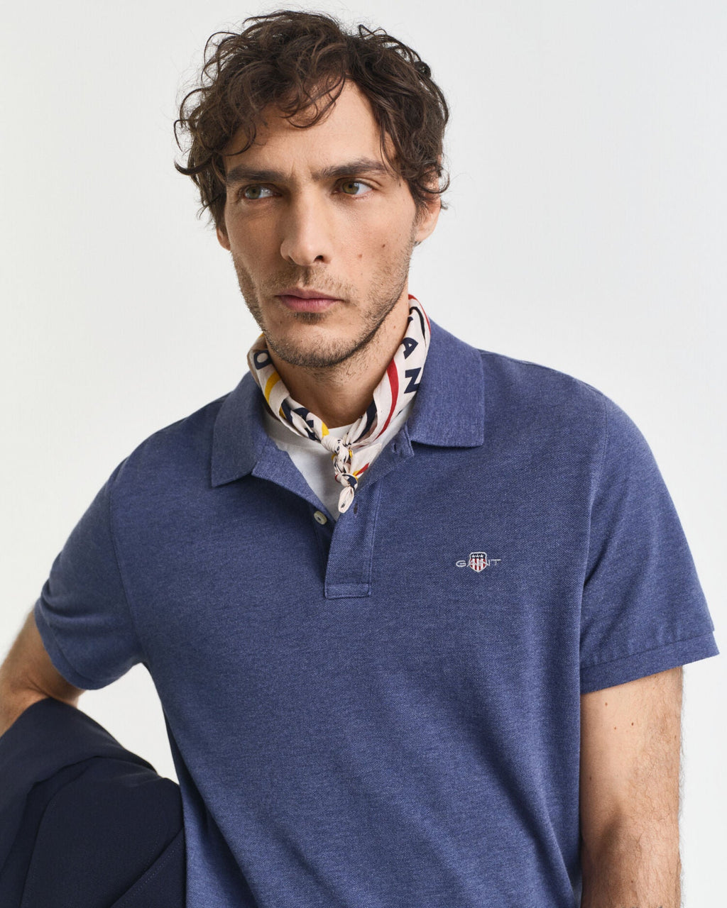Regular Fit Shield Pique Polo Shirt