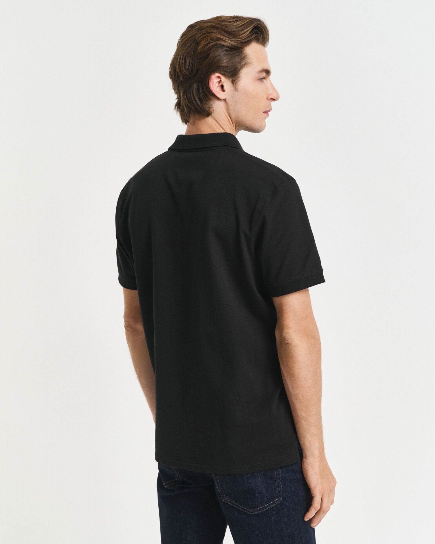 Contrast Pique Polo Shirt