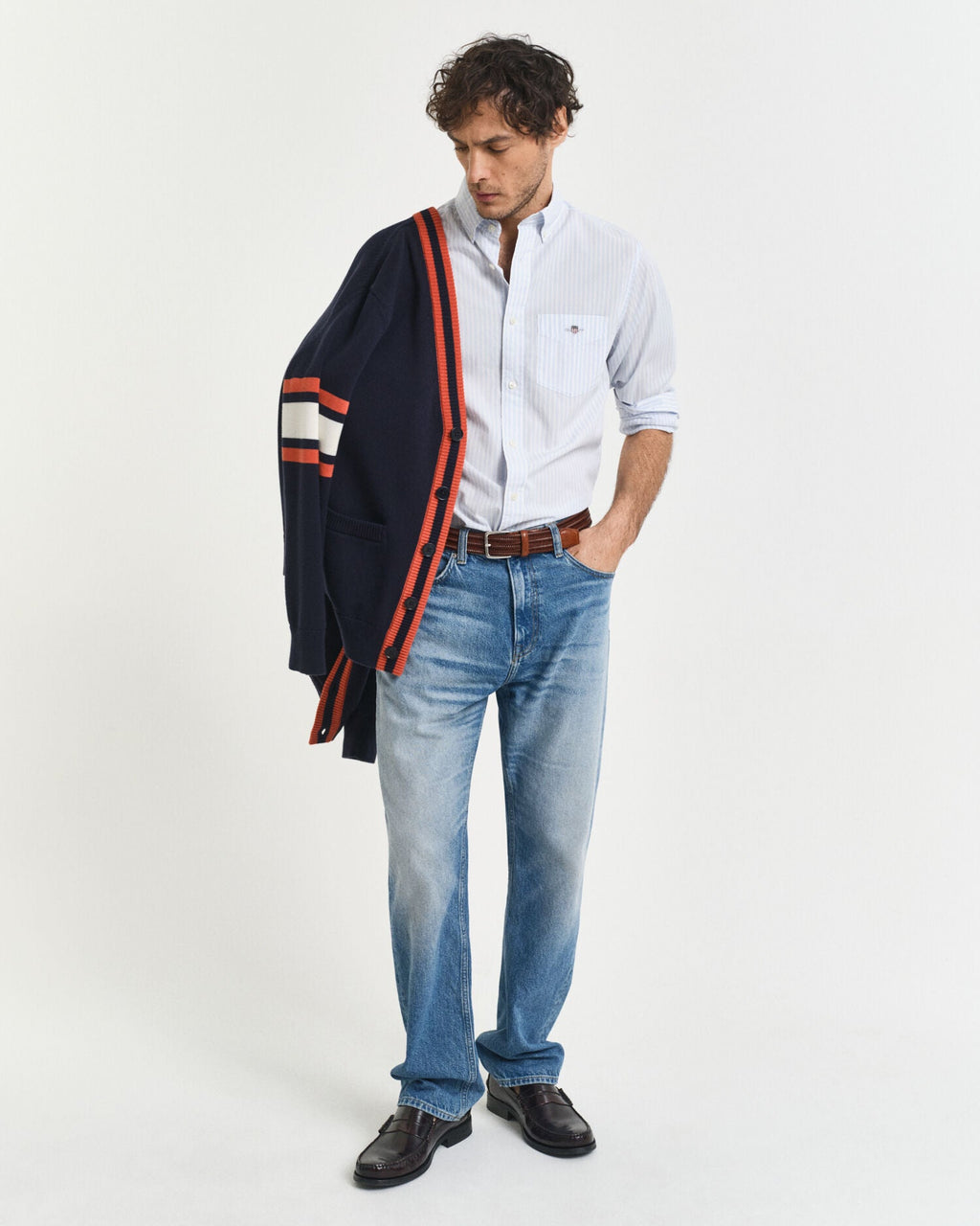 Regular Fit Striped Poplin Shirt