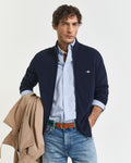 Casual Cotton Zip Cardigan
